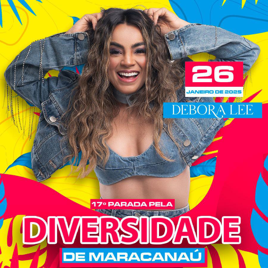 Debora Lee será a principal atração da 17ª Parada pela Diversidade de Maracanaú